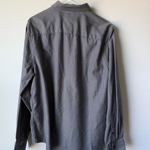 Perry Ellis Charcoal Button-Down Shirt - Picture 2 of 5